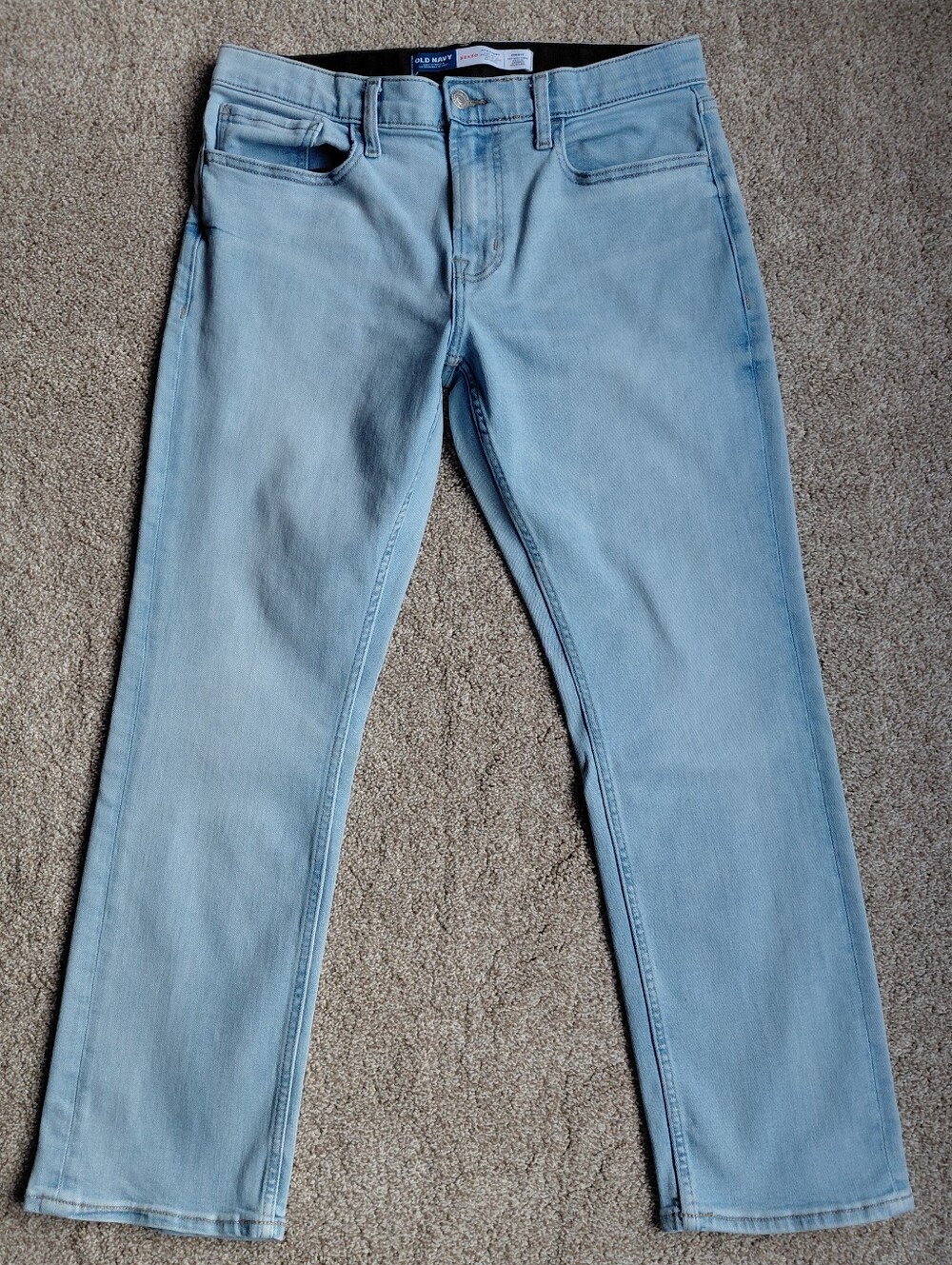 Old Navy Men's Light Blue Straight Jeans